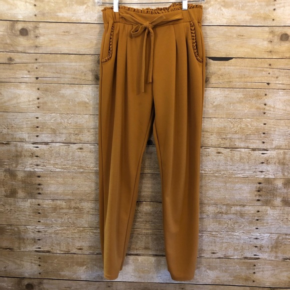 Soho Apparel Pants - Mustard colored dress pants